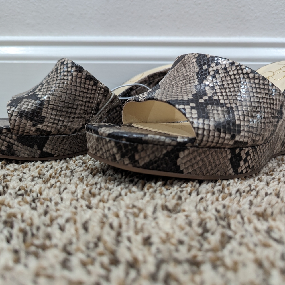 Jessica Simpson Snake Print Wedges
